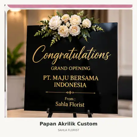 Papan Bunga Akrilik Setiabudi Semarang